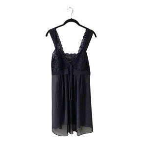 Silkwear Black Slip Lingerie (Medium)